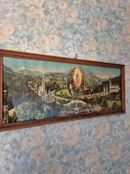 Groot jaren 50 Lourdes schilderij, Ophalen of Verzenden, Gebruikt, Kaart of Prent