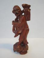 Chinees Aziatisch oud houten beeldje, Antiek en Kunst, Ophalen of Verzenden