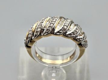 Gouden Vintage ring met diamanten Ca: 0.90 ct. 2025/275 beschikbaar voor biedingen