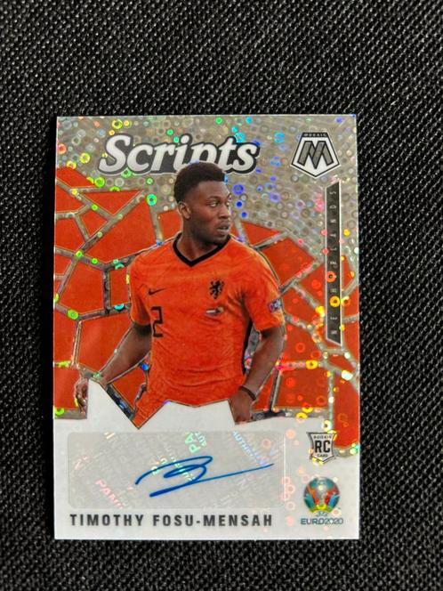 Timothy Fosu-Mensah gesigneerd voetbalkaartje, Verzamelen, Sportartikelen en Voetbal, Zo goed als nieuw, Shirt, Buitenlandse clubs