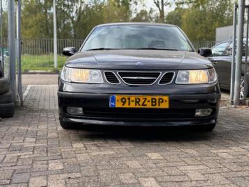 Saab 9-5 2.0 T AUT 2005 Zwart 1. eigenaar nap apk beschikbaar voor biedingen