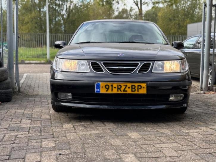Saab 9-5 2.0 T AUT 2005 Zwart 1. eigenaar nap apk, Auto's, Saab, Bedrijf, Saab 9-5, ABS, Airbags, Airconditioning, Boordcomputer