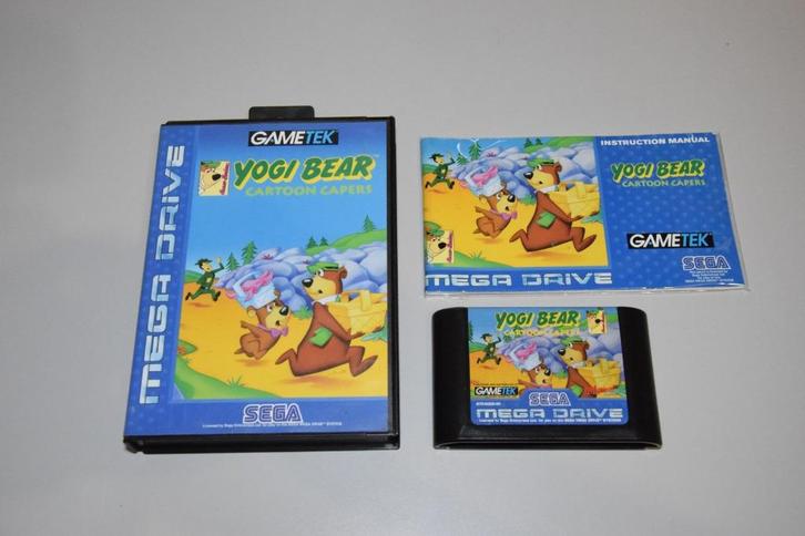SEGA Mega Drive (SMD): Yogi Bear - Cartoon Capers, Spelcomputers en Games, Games | Sega, Zo goed als nieuw, Mega Drive, Platform