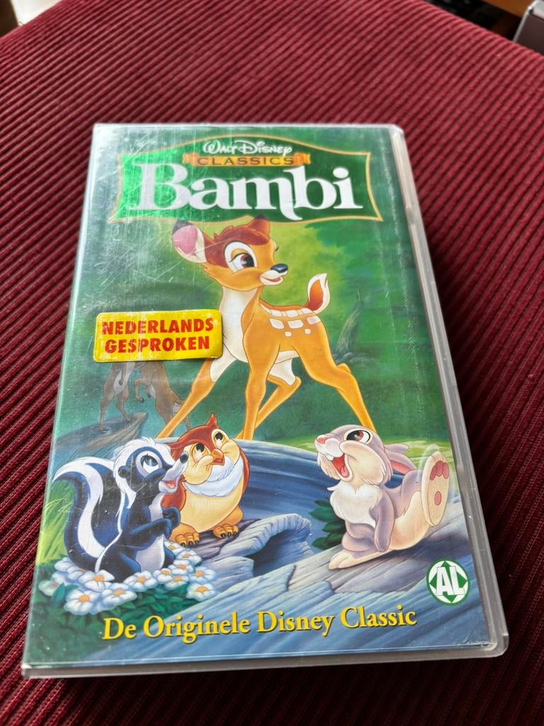 Disney VHS : Bambi, Cd's en Dvd's, VHS | Kinderen en Jeugd, Alle leeftijden, Ophalen, Zo goed als nieuw