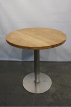 Inklapbare tafel, eettafel, bistro tafel hreca tafel, Huis en Inrichting, 50 tot 100 cm, Rond, Gebruikt, Metaal