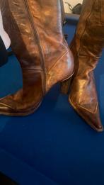 Elegante bruine leren laarzen - Maat 41, Ophalen of Verzenden, Nieuw, Schoenen