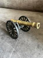 Vintage Messing en Gietijzeren Kanon., Antiek en Kunst, Antiek | Speelgoed, Ophalen of Verzenden
