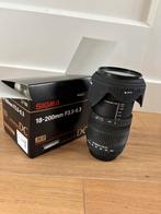 Sigma lens 18-200 f3.5-6.3 sony, Ophalen, Zo goed als nieuw, Telelens