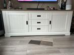 Dressoir Fineliving Landelijk  White wash Coventry - 217 cm, Ophalen of Verzenden, Zo goed als nieuw, 200 cm of meer, Met lade(s)