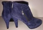 Hotice Blauw suède geheel leren laarzen 41NIEUW!!, Hoge laarzen, Hot Ice, Blauw, Ophalen of Verzenden