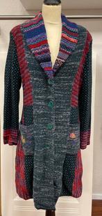 Ivko jas mantel vest maat 44 XL wol multikleur, Kleding | Dames, Ophalen of Verzenden, Zo goed als nieuw