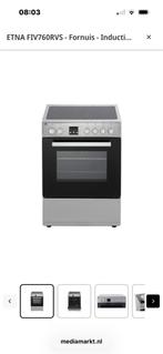 ETNA FIV760RVS Inductie Fornuis - Zo goed als nieuw!, Witgoed en Apparatuur, Fornuizen, Ophalen, 4 kookzones, Zo goed als nieuw