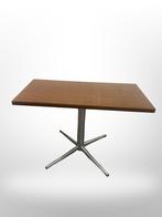 Vintage salontafel tv tavel hout mdt chrome voet, Ophalen