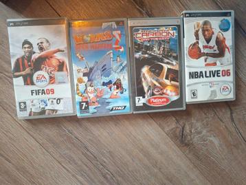 PSP Games: NBA Live 06, NFS, Worms, FIFA 09 beschikbaar voor biedingen