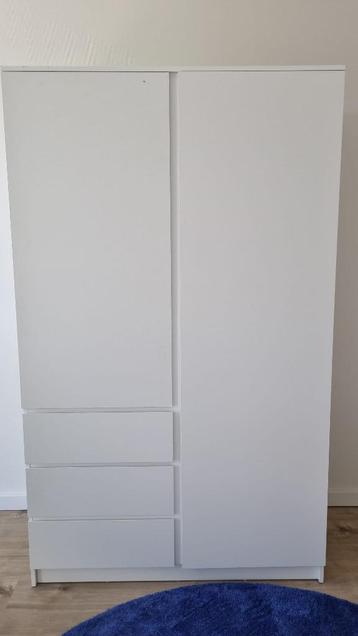 Kledingkast Jysk LIMFJORDEN 120x200 wit beschikbaar voor biedingen
