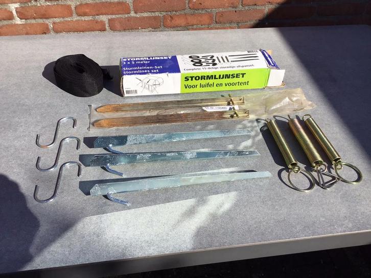 Te koop stormband onderdelen., Caravans en Kamperen, Tentaccessoires, Zo goed als nieuw, Ophalen of Verzenden