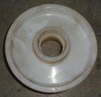 Nylon wiel 180 rond, 50 mm breed, met 2 kamers tbv lager, Ophalen of Verzenden, Nieuw