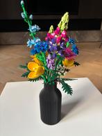 Mat zwarte ribbel vaas (o.a. voor LEGO bloemen), Kunststof, Zwart, Nieuw, Ophalen of Verzenden