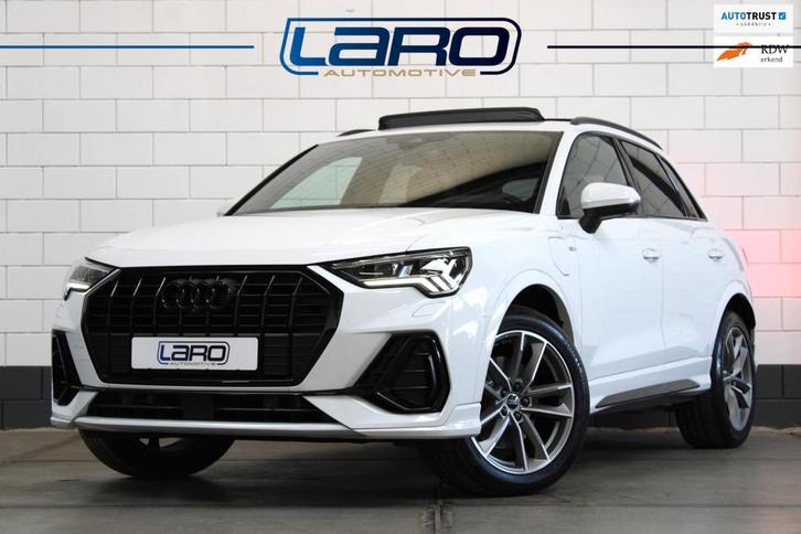Audi Q3 45 TFSI e S-line 245pk | Pano 360 Sfeer ACC Matrix B, Auto's, Audi, Bedrijf, Te koop, Q3, 360° camera, ABS, Achteruitrijcamera