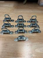 10x zilver geanodiseerd aanhangwagen sluiting,tourniquet., Ophalen of Verzenden, Zo goed als nieuw