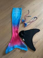 Zeemeerminnenfeest - staart 158-164, size 34 (XS), Gebruikt, Jongen of Meisje, Ophalen of Verzenden, Zwem-accessoire