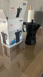 Kela Italia Espressomaker - Zwart, Witgoed en Apparatuur, Koffiezetapparaten, Overige modellen, Overige typen, Nieuw, Ophalen of Verzenden