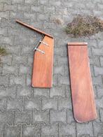 Mooi houten Roer met helmstok en Zwaard - ZIE OMSCHRIJVING, Watersport en Boten, Ophalen