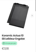 Koramic Actua 10 EB Dakpannen - Nieuw (65 stuks), Doe-het-zelf en Verbouw, Dakpannen en Dakbedekking, Ophalen, Steen of Klei, Zwart