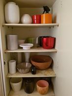 Vazen en plantenbakken diverse maten, Huis en Inrichting, Ophalen, Gebruikt, Overige kleuren, Glas