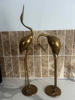Vintage Messing Reigers Set - Retro Decoratie, Verzamelen, Ophalen of Verzenden