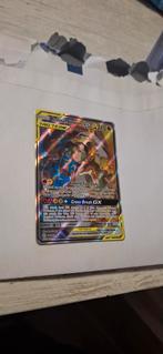 Reshiram & Zekrom GX - Tag Team - Foil, Ophalen of Verzenden, Zo goed als nieuw, Losse kaart, Foil
