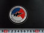 sticker leger luchtmacht silhouet straaljager *, Verzamelen, Stickers, Ophalen, Zo goed als nieuw, Bedrijf of Vereniging