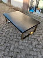 Salontafel visgraat zwart goud, Huis en Inrichting, Tafels | Salontafels, Ophalen, 100 tot 150 cm, 50 tot 100 cm, Minder dan 50 cm