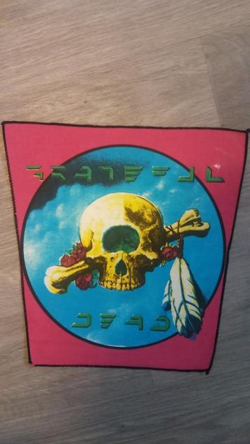 Grateful Dead vintage muziek backpatch back patch Gratefull beschikbaar voor biedingen