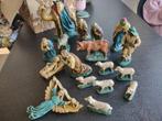Ouderwetse kerstgroep van gips., Verzamelen, Beelden en Beeldjes, Ophalen, Gebruikt
