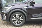 RENAULT Captur 130PK-INITIALE PARIS-AUTOM-66DKM-LEDER-TREKHA, Gebruikt, 4 cilinders, Zwart, Bedrijf