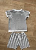 Wit/zwarte shortama - Feetje - maat 122, Nacht- of Onderkleding, Jongen of Meisje, Ophalen of Verzenden, Zo goed als nieuw