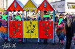 Carnaval huisjes/loopgroep 5 stuks te koop!, Ophalen of Verzenden