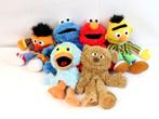 Sesamstraat handpoppen 6 stuks Ernie, Bert, Pino,Tommie,Elmo, Verzenden, Zo goed als nieuw, Overige typen