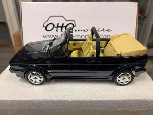 1:18 Otto VW Golf Cabriolet Classic Line Blue OT531, Hobby en Vrije tijd, Modelauto's | 1:18, Gebruikt, Auto, OttOMobile, Ophalen of Verzenden