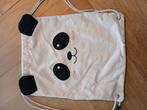 Schattig panda tasje, wit, zwemtas, gymtas, 30 tot 40 cm, Rugtas, Wit, Ophalen of Verzenden