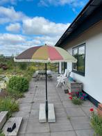 Mood collection parasol gekleurd, Tuin en Terras, Kantelbaar, Zo goed als nieuw, Stokparasol, 2 tot 3 meter