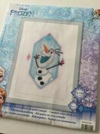Borduurpakket nieuw Frozen Olaf, Ophalen of Verzenden, Nieuw, Handborduren, Borduurpakket