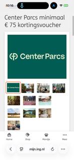 Center parca kortingsvoucher €75+, Eén persoon, Kortingsbon, Bungalowpark