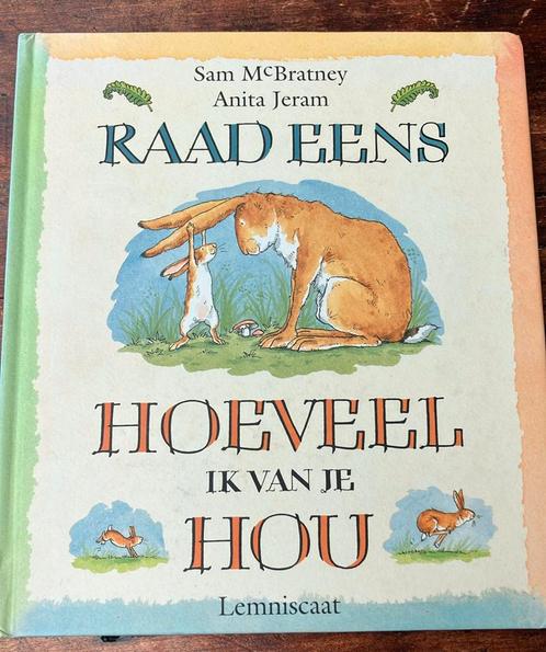 Anita Jeram - Raad eens hoeveel ik van je hou, Boeken, Prentenboeken en Plaatjesalbums, Zo goed als nieuw, Prentenboek, Ophalen of Verzenden