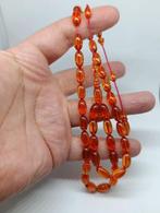 Osmanli vuur amber gebedsketting - Recep Demirtas, Overige materialen, 4 tot 7 cm, Nieuw, Oranje