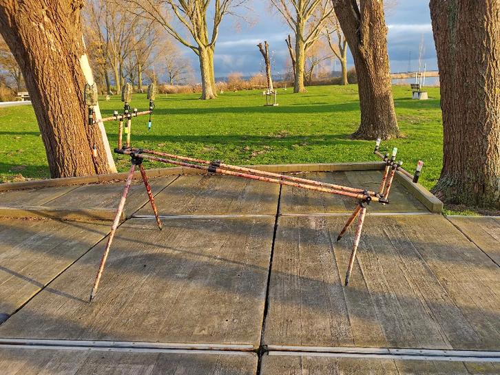 Proffesionele rodpod karpervissen, Watersport en Boten, Hengelsport | Karpervissen, Gebruikt, Overige typen, Ophalen