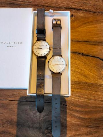 2 dames horloges Rosefield beschikbaar voor biedingen
