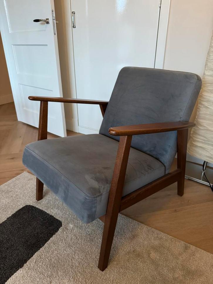 Ikea EKENÄSET Fauteuil - Retro Design, Huis en Inrichting, Fauteuils, Zo goed als nieuw, Hout, 50 tot 75 cm, 75 tot 100 cm, Ophalen