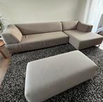 Leolux Faya Lobi hocker 110x55 Grijs, Huis en Inrichting, Ophalen, Zo goed als nieuw